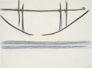 Boat 2, chalk on paper, 28,5x21cm, 2008